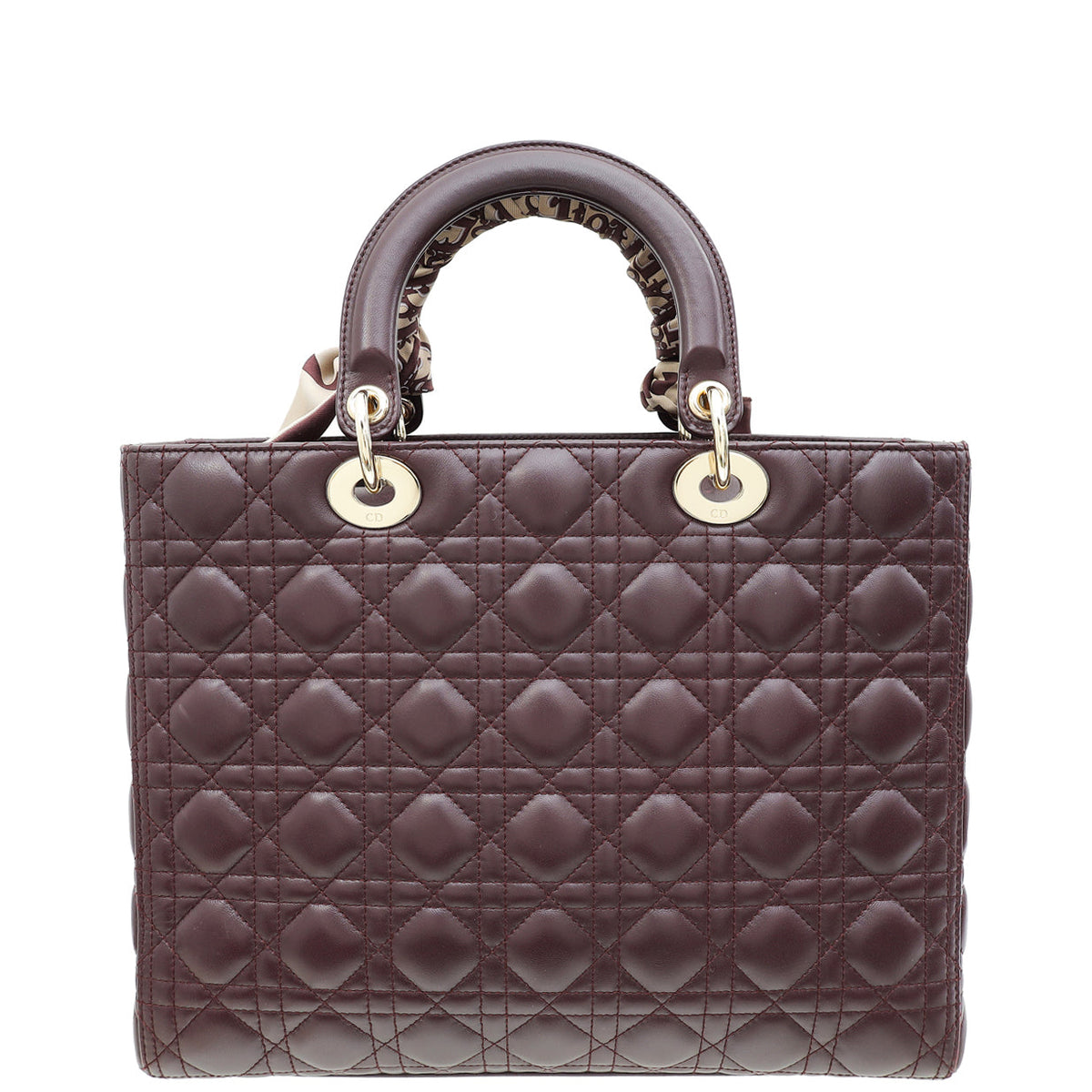 Dior Lady Dior Burgundy Handbag Style 2 Rovelle Bags