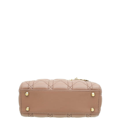 Christian Dior Blush Lady Dior Mini Chain Bag Rovelle Bags