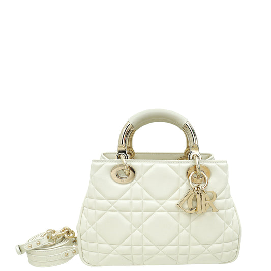Christian Dior White The Lady 95 22 Bag Rovelle Bags