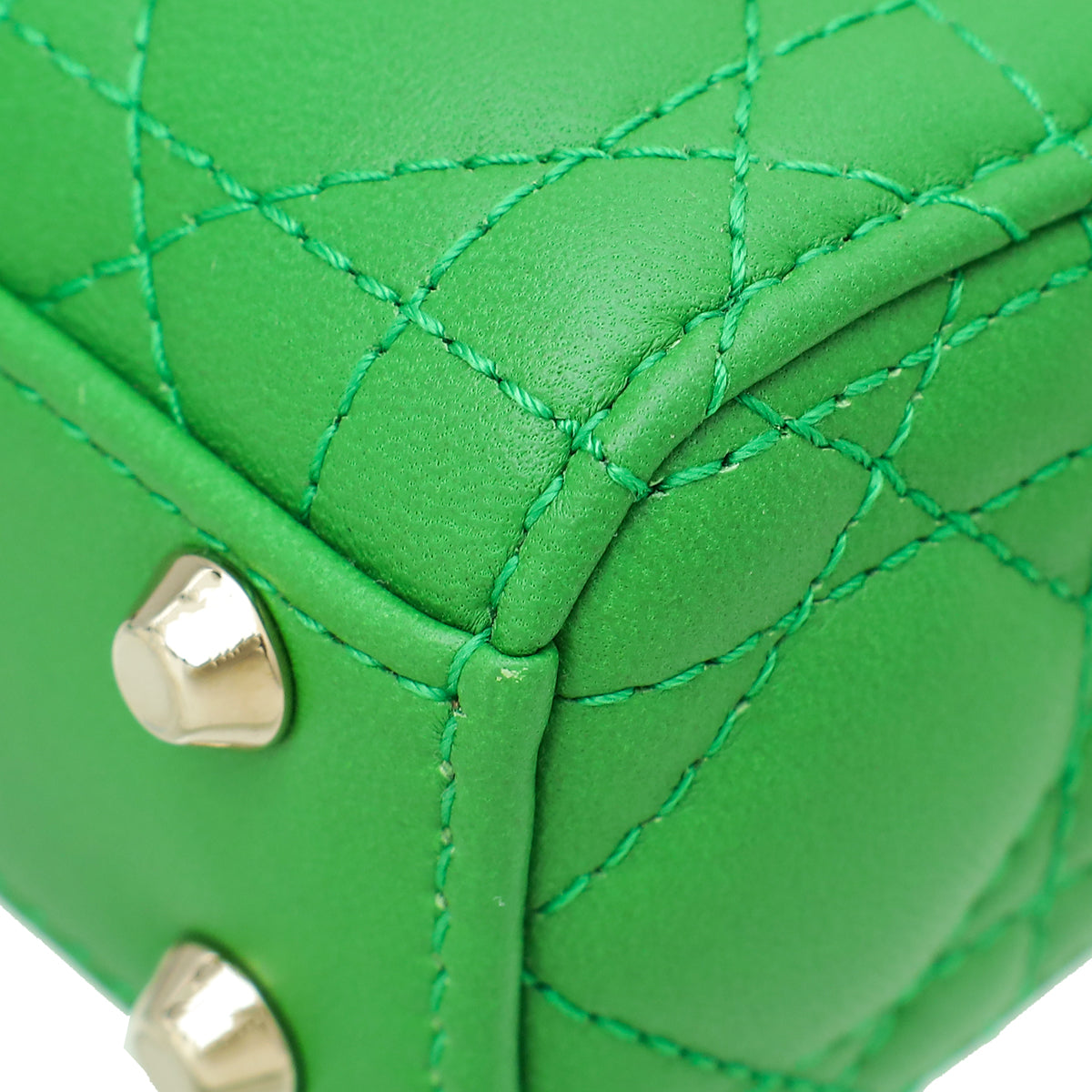 Christian Dior Green Micro Lady Dior Bag Rovelle Bags