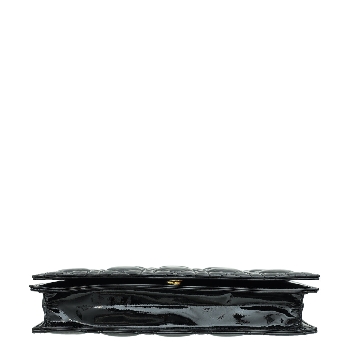Christian Dior Black Cannage Lady Dior Chain Clutch Rovelle Bags
