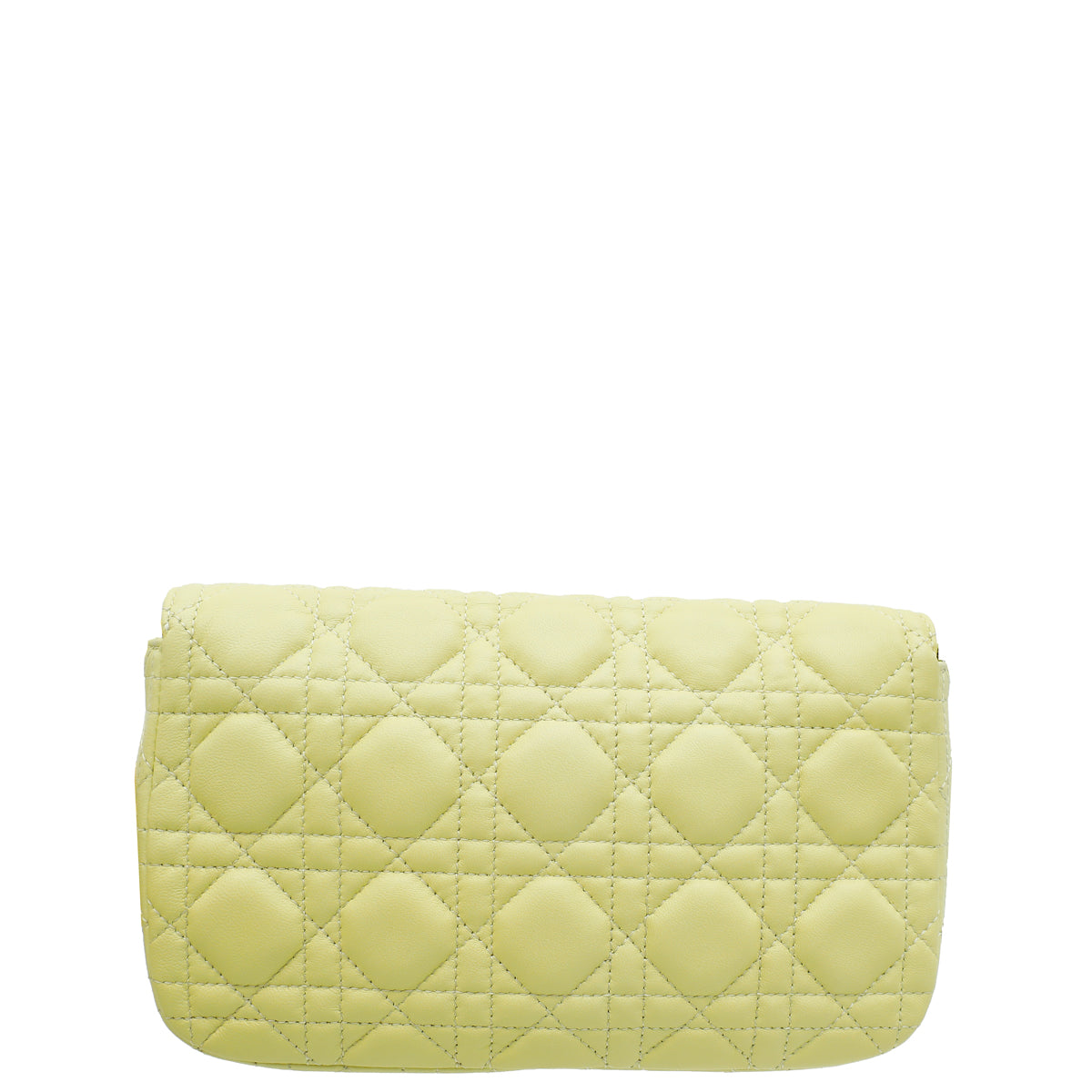 Christian Dior Light Yellow Cannage Miss Dior Promenade Chain Pouch Rovelle Bags