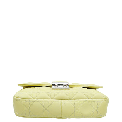 Christian Dior Light Yellow Cannage Miss Dior Promenade Chain Pouch Rovelle Bags
