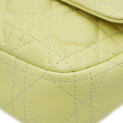 Christian Dior Light Yellow Cannage Miss Dior Promenade Chain Pouch Rovelle Bags