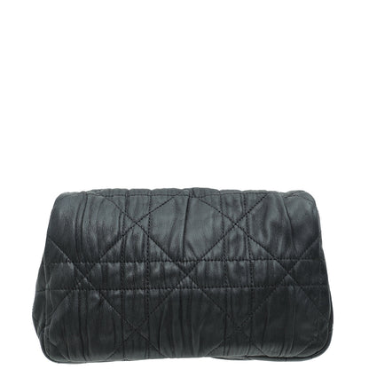 Christian Dior Black Gaufre Cannage Delices Flap Small Bag Rovelle Bags