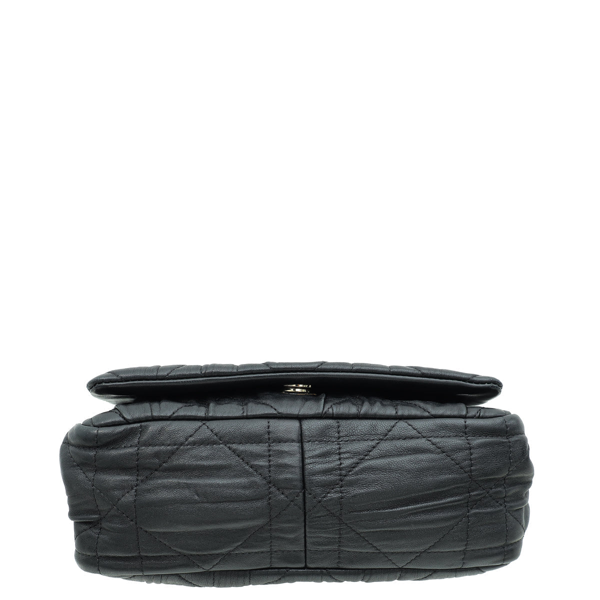 Christian Dior Black Gaufre Cannage Delices Flap Small Bag Rovelle Bags