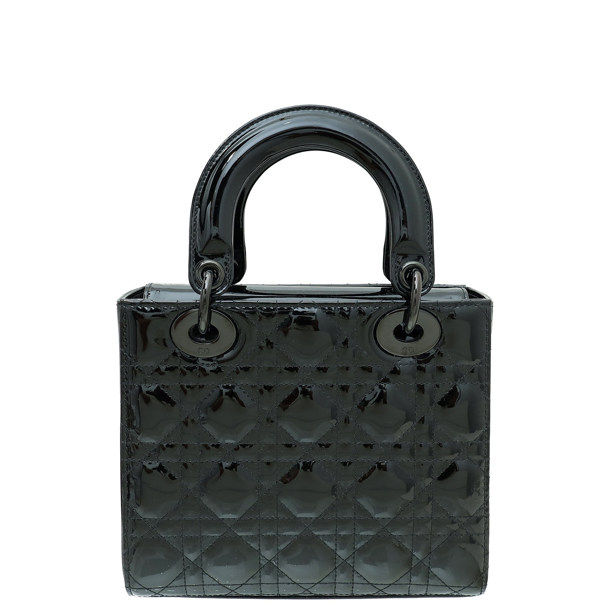 Christian Dior Black Lady Dior Ultra Glossy Small Bag Rovelle Bags