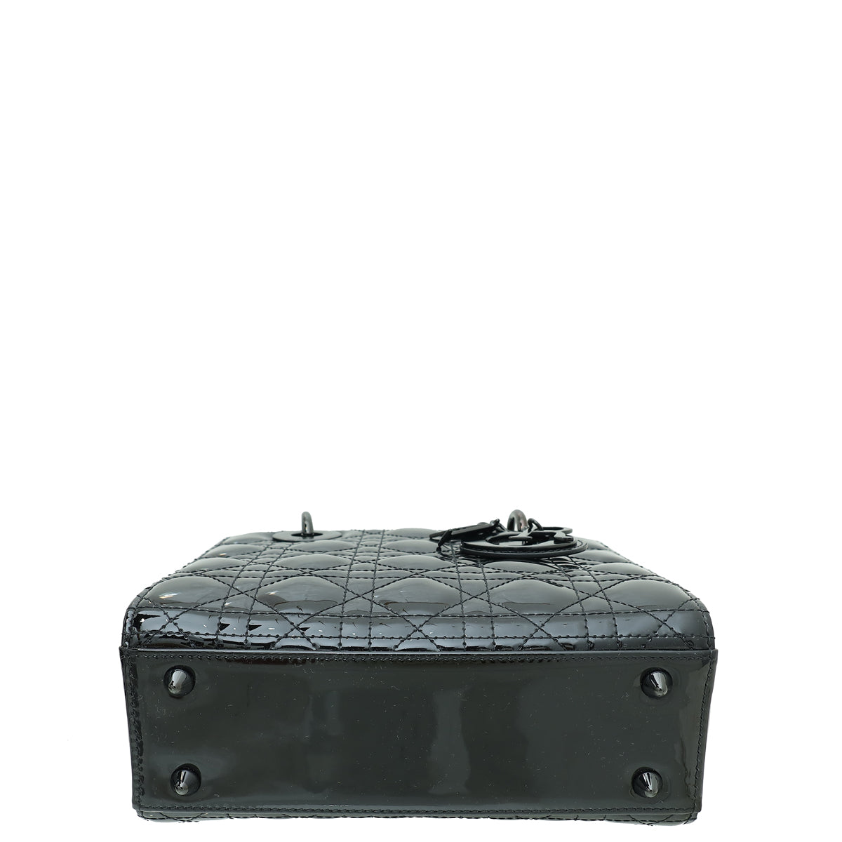 Christian Dior Black Lady Dior Ultra Glossy Small Bag Rovelle Bags