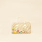 Christian Dior Beige Oblique Floral Boston Bag Rovelle Bags