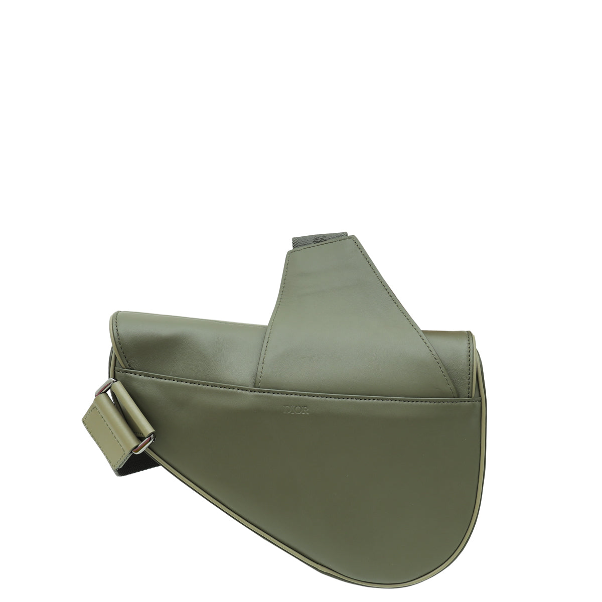 Christian Dior Vert Foret Stitch Saddle Bag Rovelle Bags