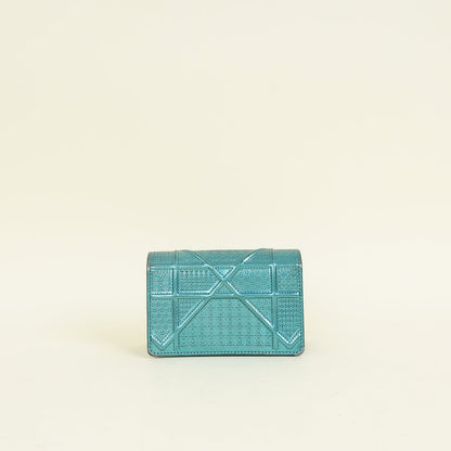 Christian Dior Teal Diorama Baby Microcannge Micro Bag Rovelle Bags