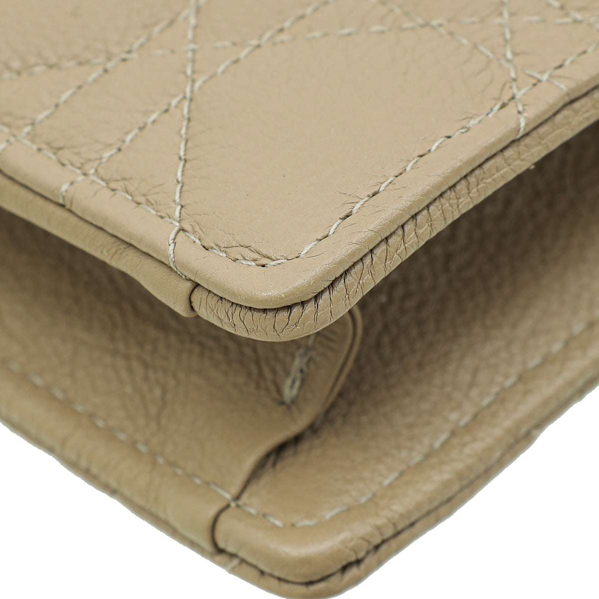 Christian Dior Sand Caro Every Dior Pouch With Chain Rovelle Bags