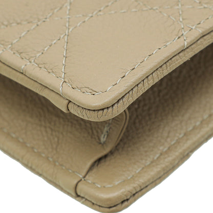 Christian Dior Sand Caro Every Dior Pouch With Chain Rovelle Bags