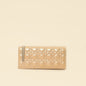 Christian Dior Metallic Gold Cannage Lady Dior Convertible Clutch Rovelle Bags