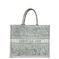 Christian Dior Bicolor Toile De Jouy Reverse Book Tote Large Bag Rovelle Bags