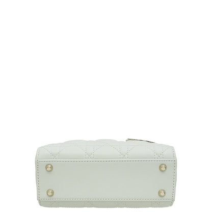 Christian Dior Bicolor Chain Mini Lady Dior Bag Rovelle Bags