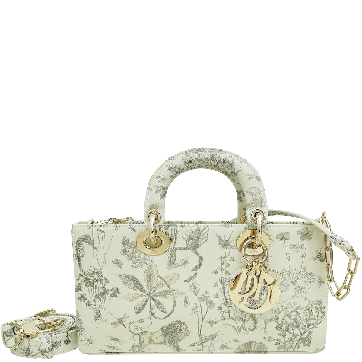 Christian Dior Latte Cabinet De Curiosités Print Lady D-Joy Medium Bag Rovelle Bags