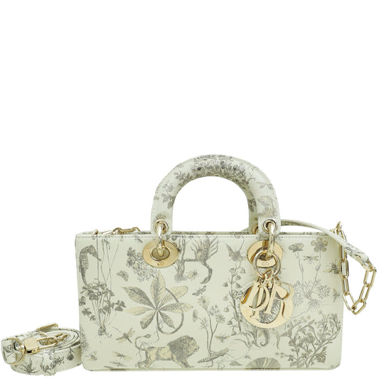 Christian Dior Latte Cabinet De Curiosités Print Lady D-Joy Medium Bag Rovelle Bags