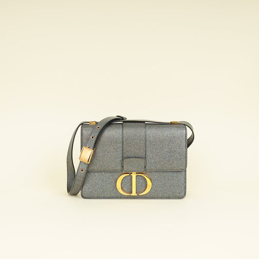 Christian Dior Grey Multicolor 30 Montaigne Flap Bag Rovelle Bags