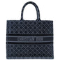 Christian Dior Bicolor Velvet Cannage Book Tote Large Bag Rovelle Bags