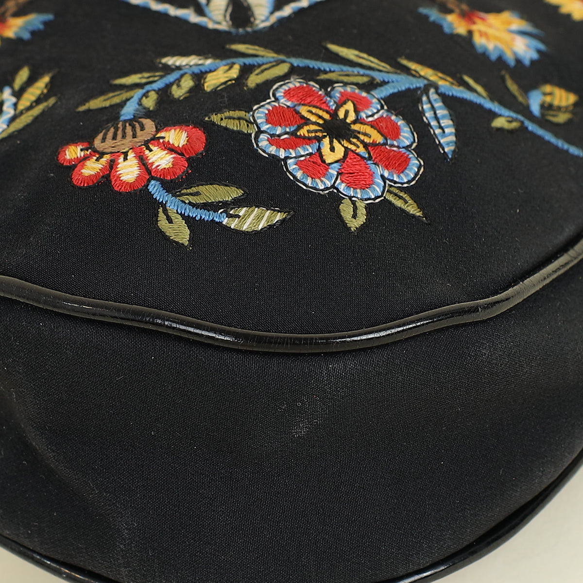 Christian Dior Multicolor Galliano Era Embroidered Saddle Pochette Bag Rovelle Bags