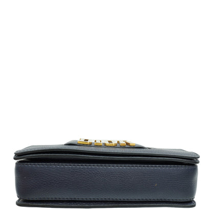 Christian Dior Navy Blue Dio R Evolution Flap Bag Rovelle Bags