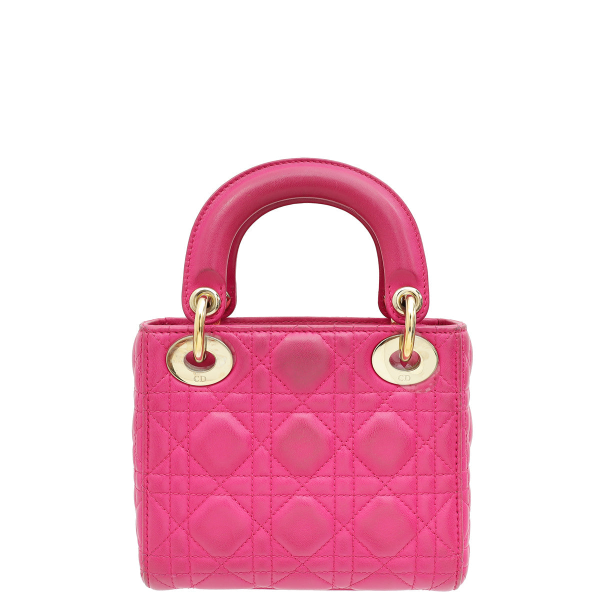 Christian Dior Fuchsia Mini Lady Dior Chain Bag Rovelle Bags