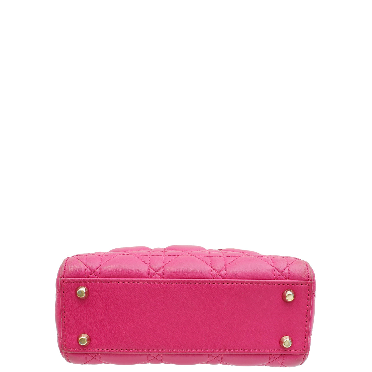 Christian Dior Fuchsia Mini Lady Dior Chain Bag Rovelle Bags