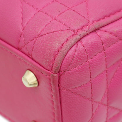 Christian Dior Fuchsia Mini Lady Dior Chain Bag Rovelle Bags