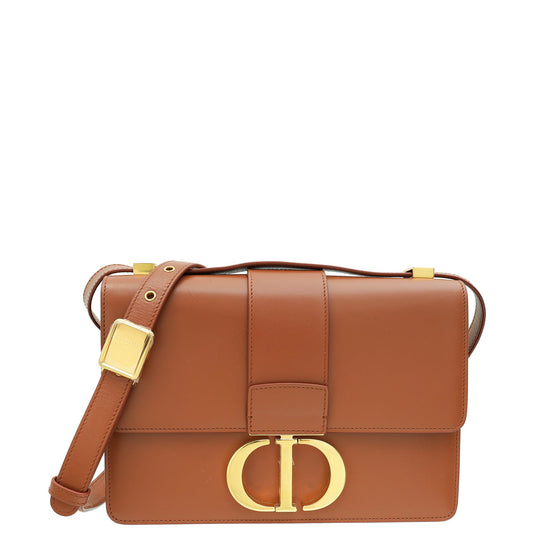 Christian Dior Golden Brown 30 Montaigne Flap Shoulder Bag Rovelle Bags