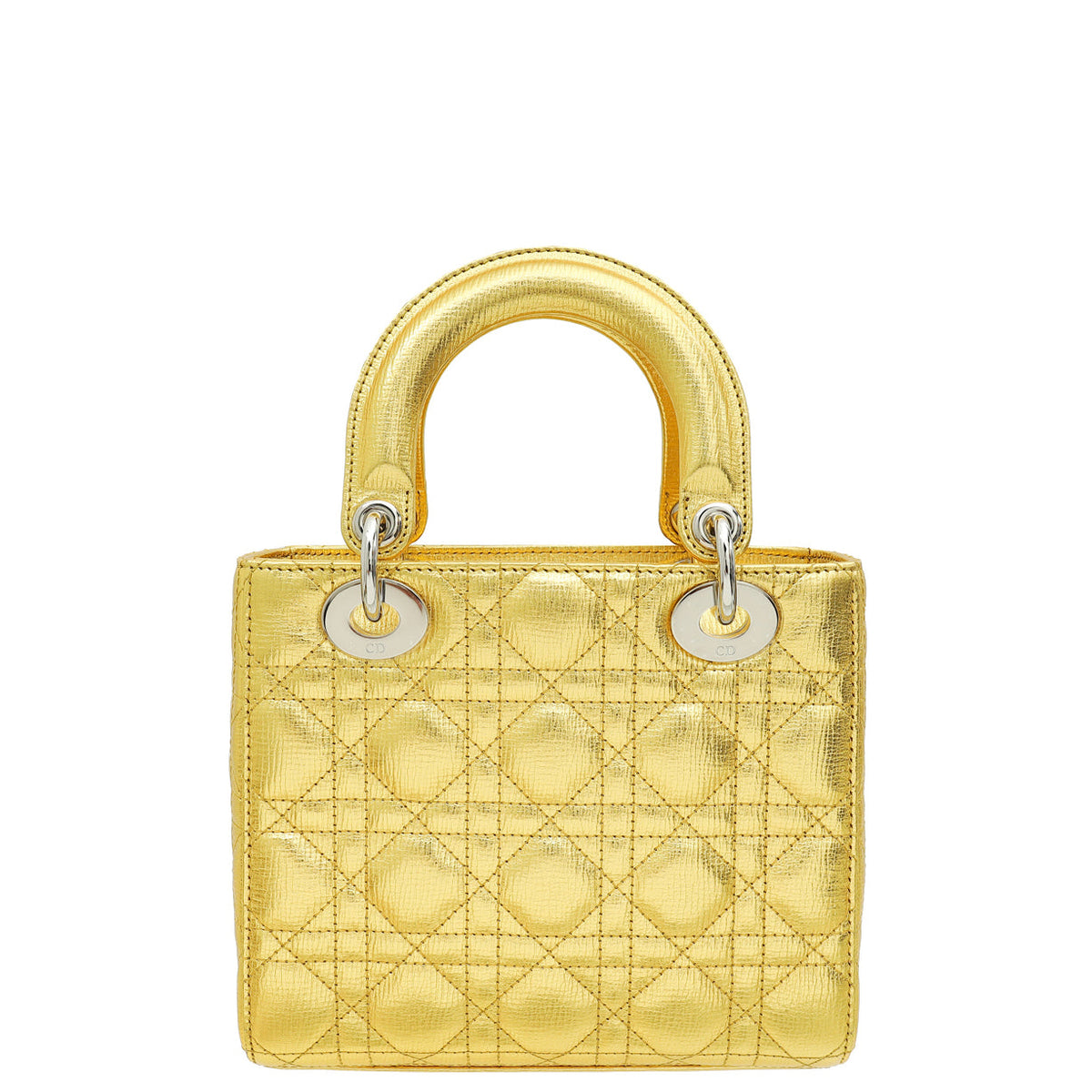 Christian Dior Metallic Gold My Lady Dior Small Bag Rovelle Bags