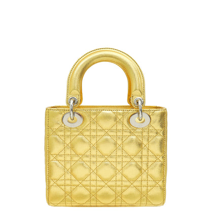 Christian Dior Metallic Gold My Lady Dior Small Bag Rovelle Bags
