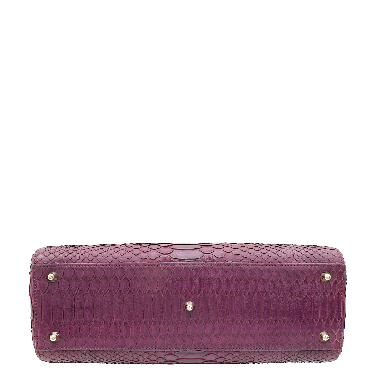 Christian Dior Purple Python Lady Dior Large Bag Rovelle Bags