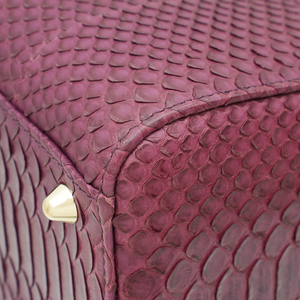 Christian Dior Purple Python Lady Dior Large Bag Rovelle Bags