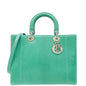 Christian Dior Green Snakeskin Lady Dior Large Bag Rovelle Bags
