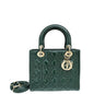 Christian Dior Pine Green Lady Dior Medium Bag Rovelle Bags