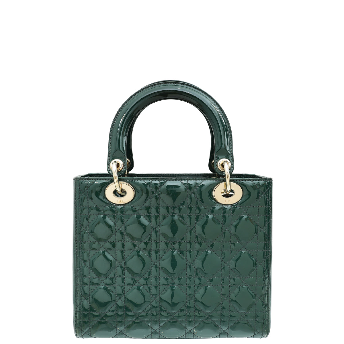 Christian Dior Pine Green Lady Dior Medium Bag Rovelle Bags