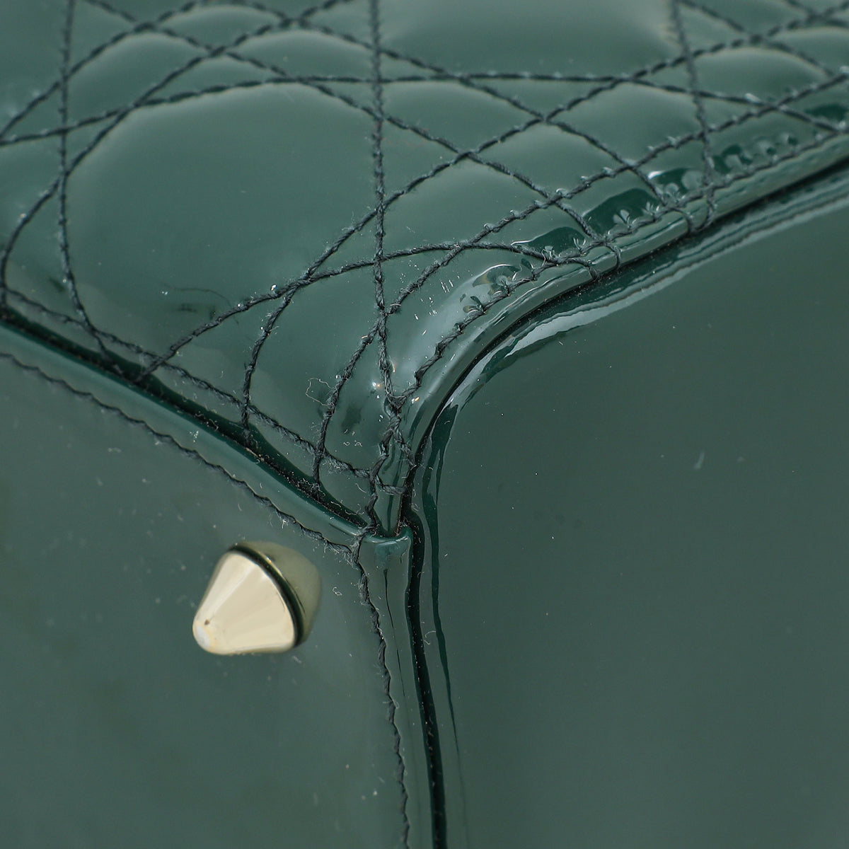 Christian Dior Pine Green Lady Dior Medium Bag Rovelle Bags