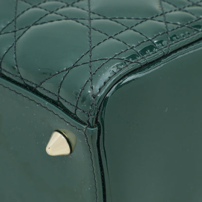 Christian Dior Pine Green Lady Dior Medium Bag Rovelle Bags