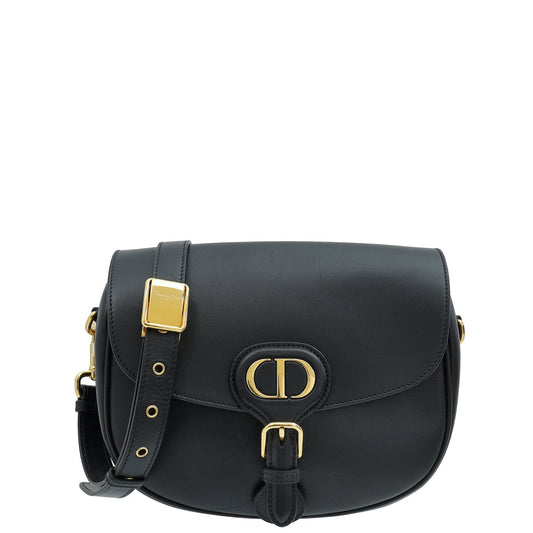 Christian Dior Black Bobby Medium Shoulder Bag Rovelle Bags