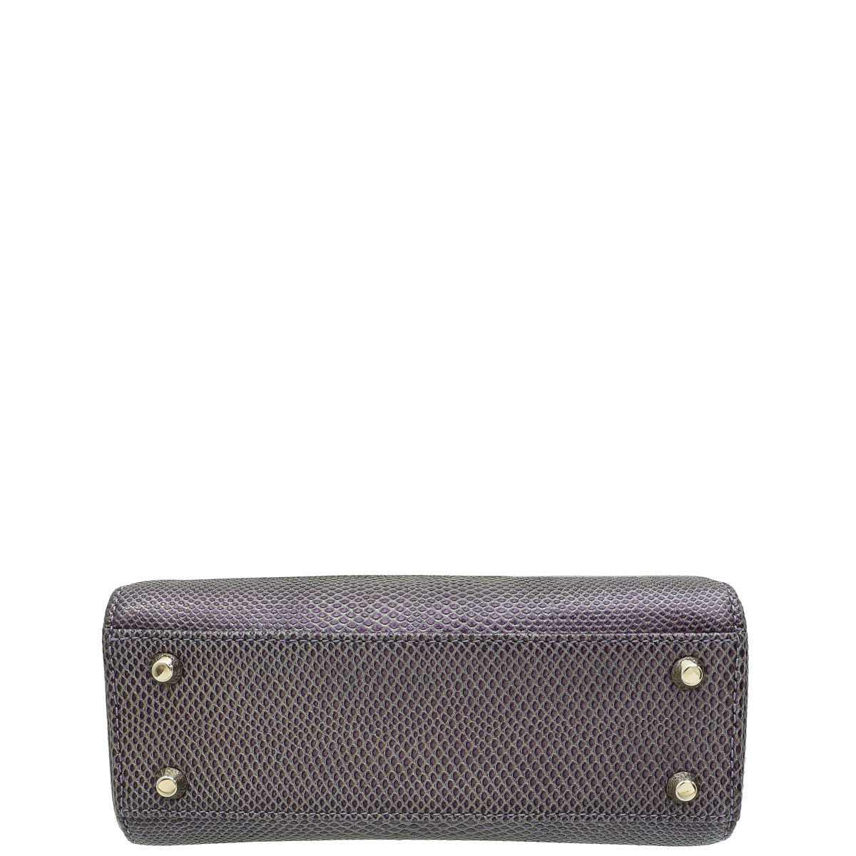 Christian Dior Purple Lizard Lady Dior Mini Bag Rovelle Bags