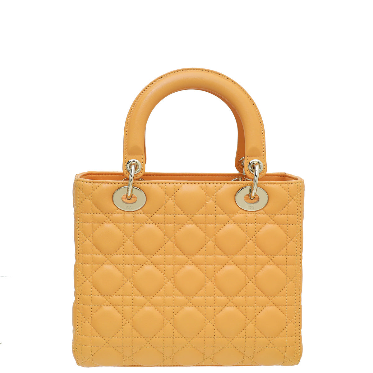 Christian Dior Apricot Lady Dior Medium Bag Rovelle Bags