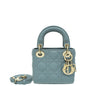 Christian Dior Cloud Blue Lady Dior Micro Bag Rovelle Bags