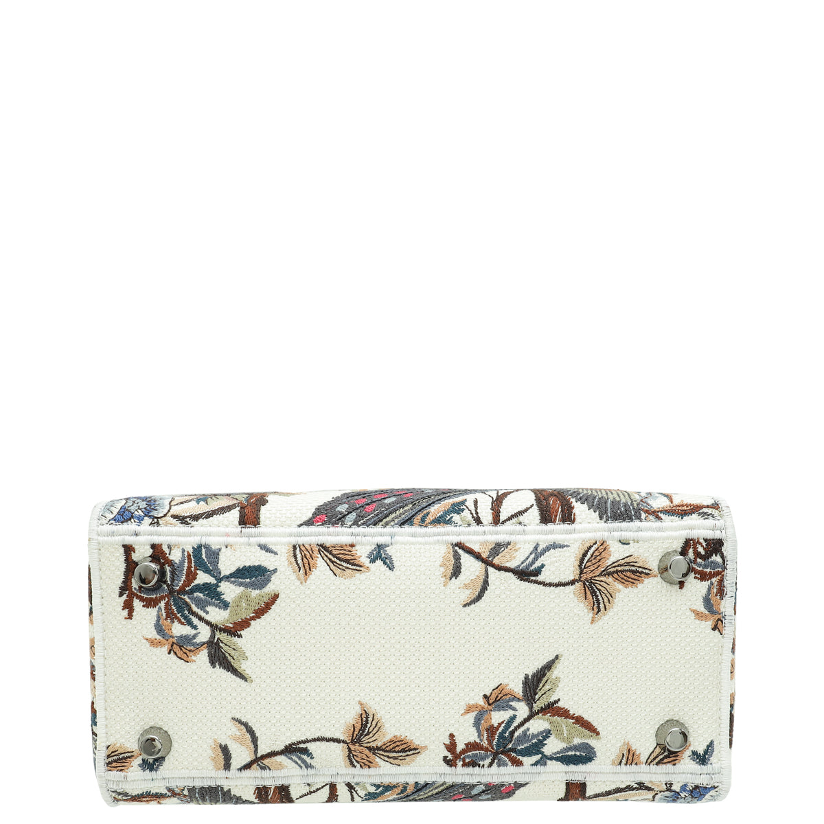 Christian Dior Multicolor Lady Dior D-Lite Embroidered Jardin D'Hiver Medium Bag Rovelle Bags