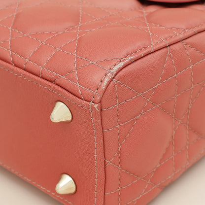 Christian Dior Flamingo Gradient Lady Dior My Abcdior Small Bag Rovelle Bags
