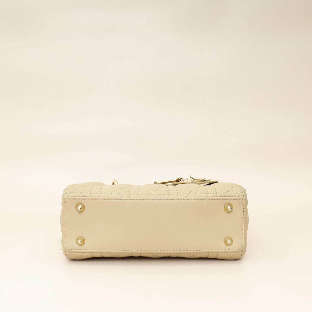 Christian Dior Desert Taupe Lady Dior My Abcdior Small Bag Rovelle Bags