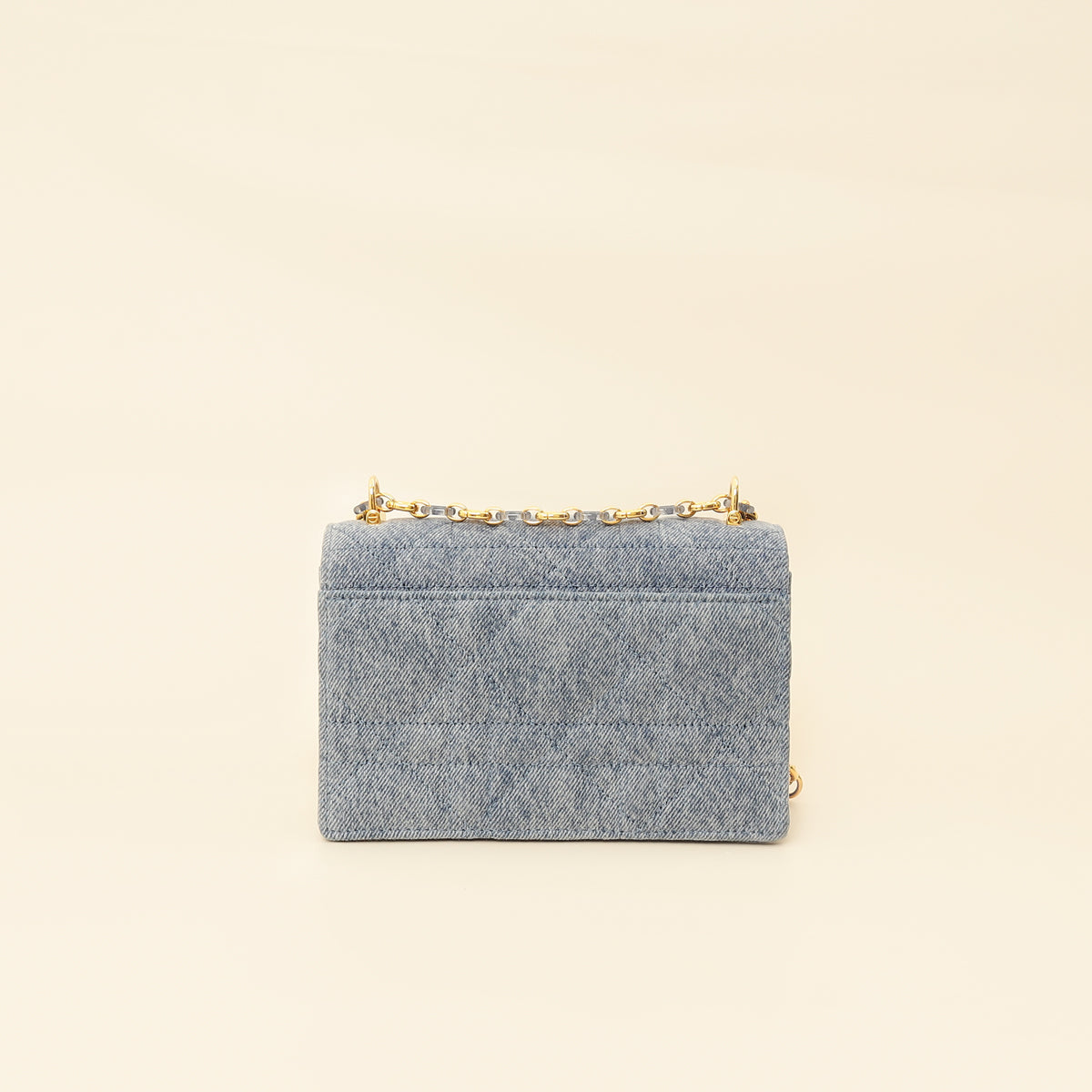Christian Dior Blue Miss Caro Mini Cannage Denim Shoulder Bag Rovelle Bags