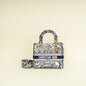 Christian Dior Bicolor Toile De Jouy Lady D-Lite Medium Bag Rovelle Bags