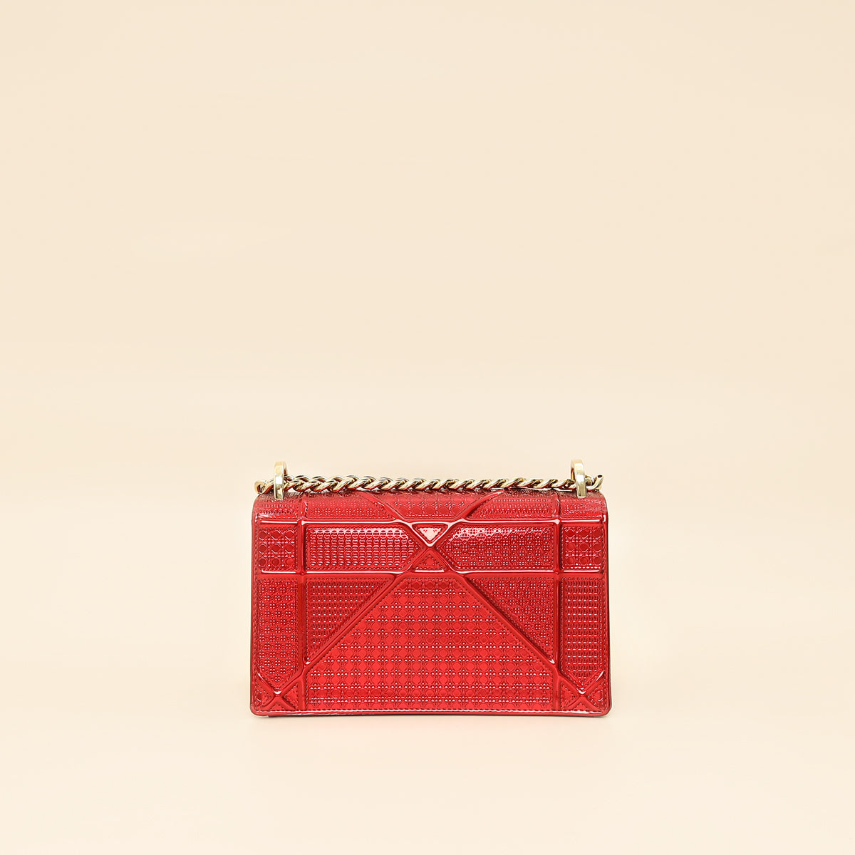 Christian Dior Red Micro Cannage Diorama Small Shoulder Bag Rovelle Bags