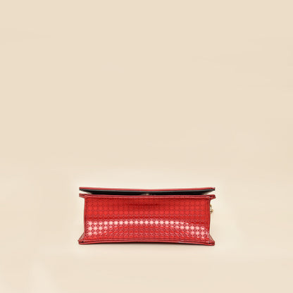 Christian Dior Red Micro Cannage Diorama Small Shoulder Bag Rovelle Bags